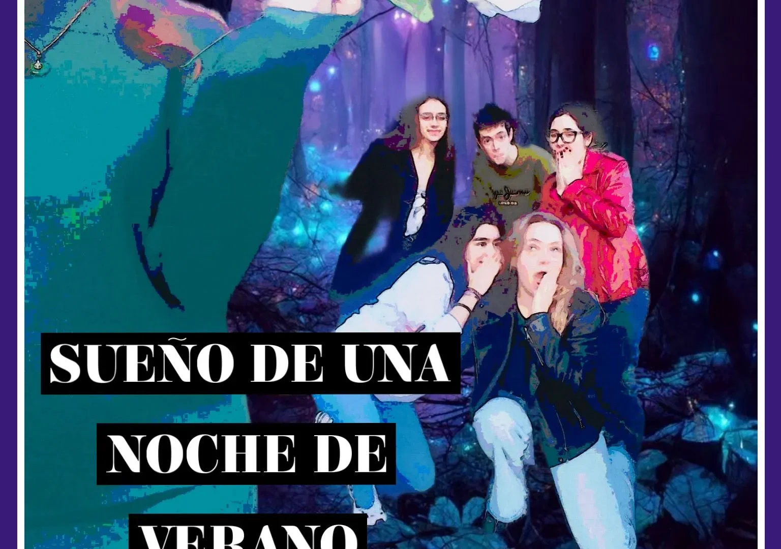 cartel de la obra Sueño de una noche de verano, adaptación de Stormfilm Teatro.
